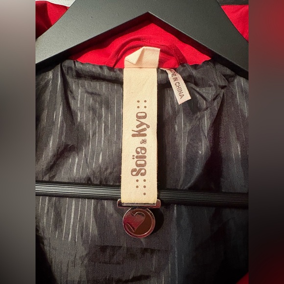 Soia & Kyo Vibrant Red Trench Coat - Picture 7 of 9